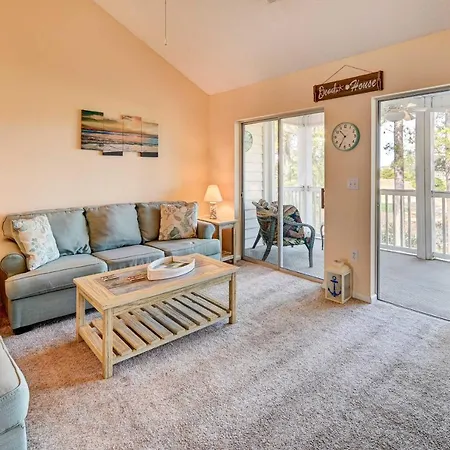 Myrtle Beach Beach Golf Villa With Community Pool!